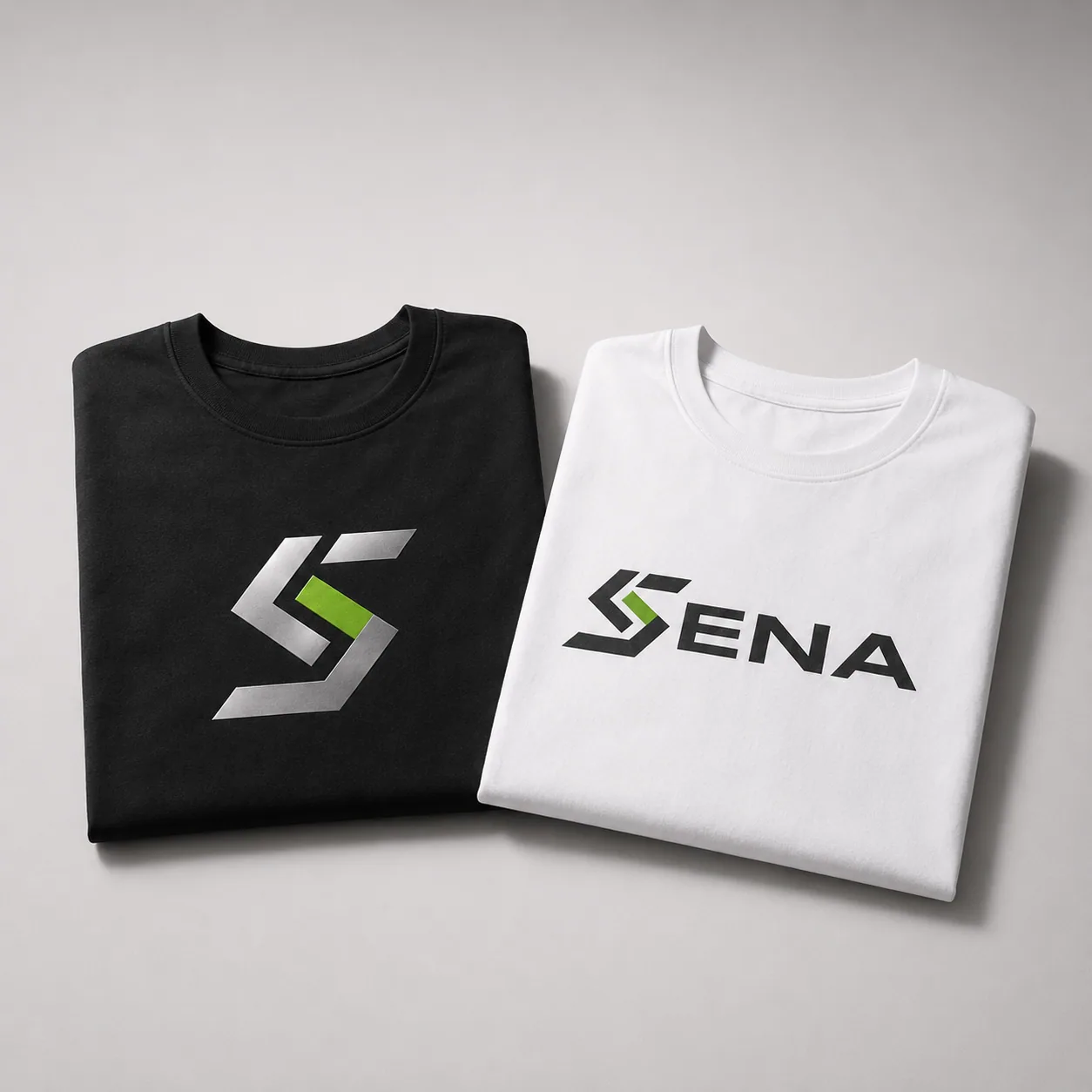 Pack T-shirts SENA noir et blanc